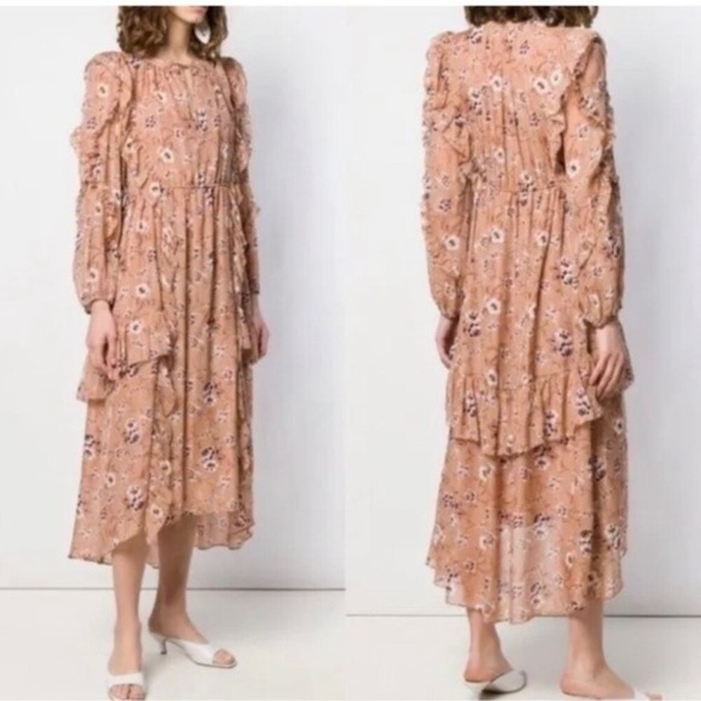 Ulla Johnson Ellette Midi Dress Sz 4